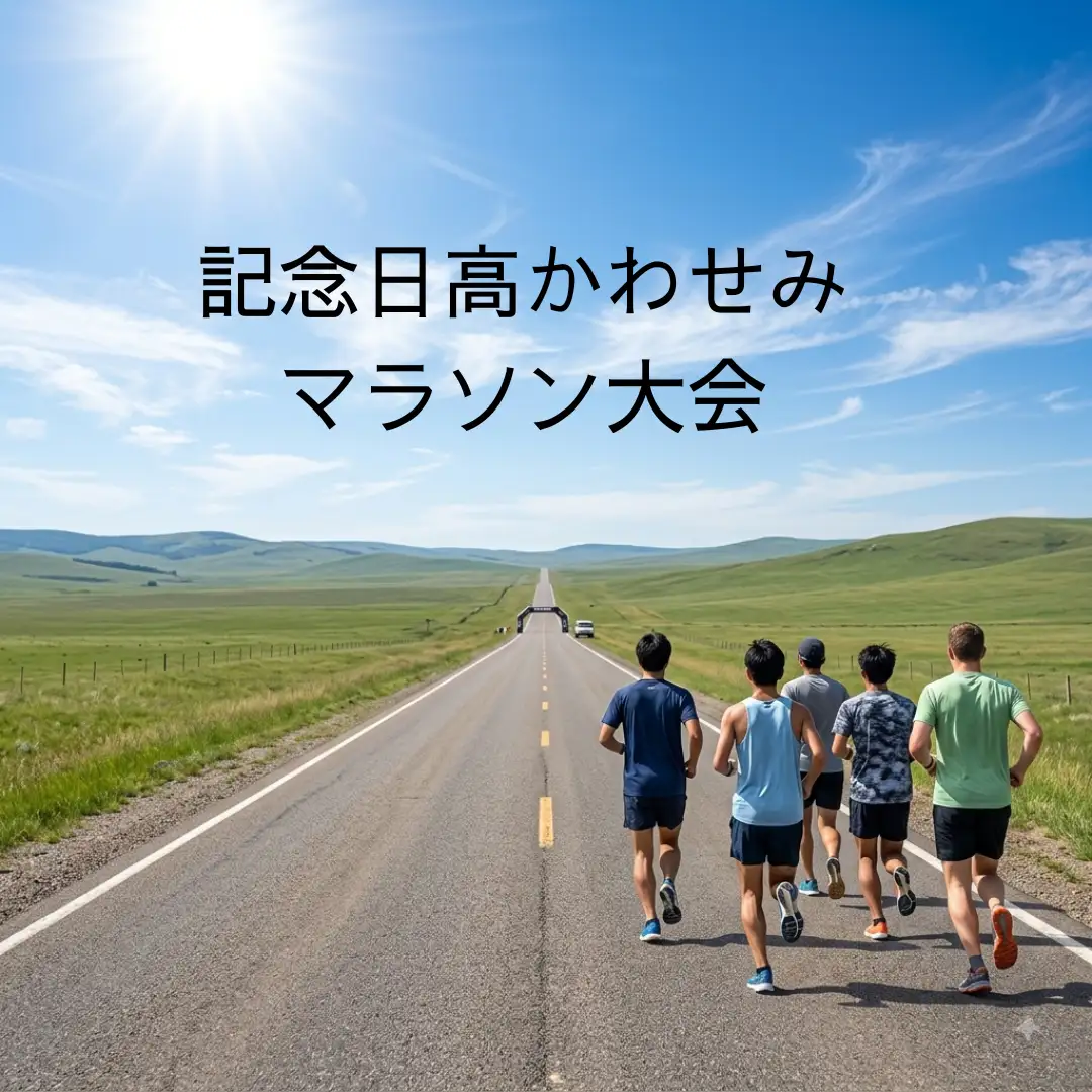 記念日高かわせみマラソン大会のアイキャッチ画像