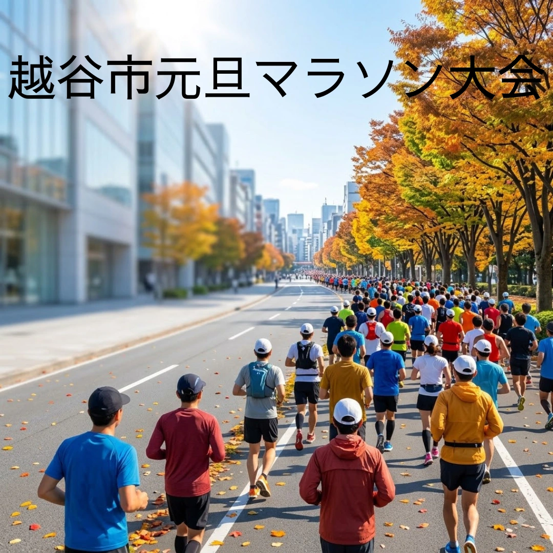 越谷市元旦マラソン大会のアイキャッチ画像