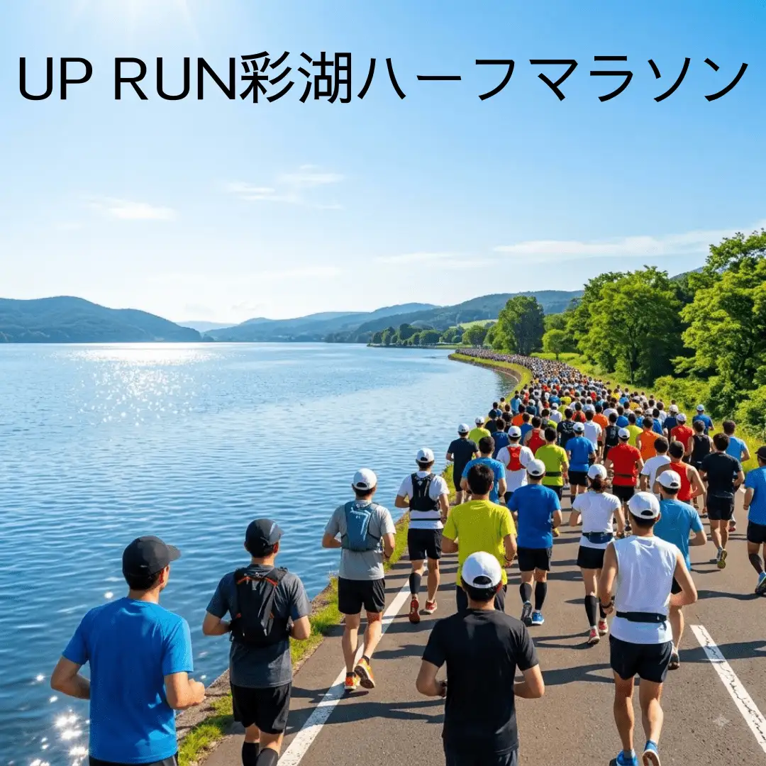 UP RUN彩湖ハーフマラソンのアイキャッチ画像